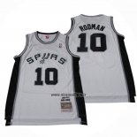 Maillot San Antonio Spurs Dennis Rodman NO 10 Mitchell & Ness 1983-84 blanc